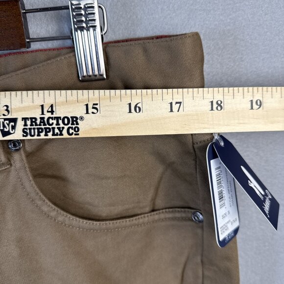 NWT Johnnie O Terry Pants Men's 35 x 34 Brown Khaki Stretch 5 Pocket MSRP $178 - Picture 4 of 11